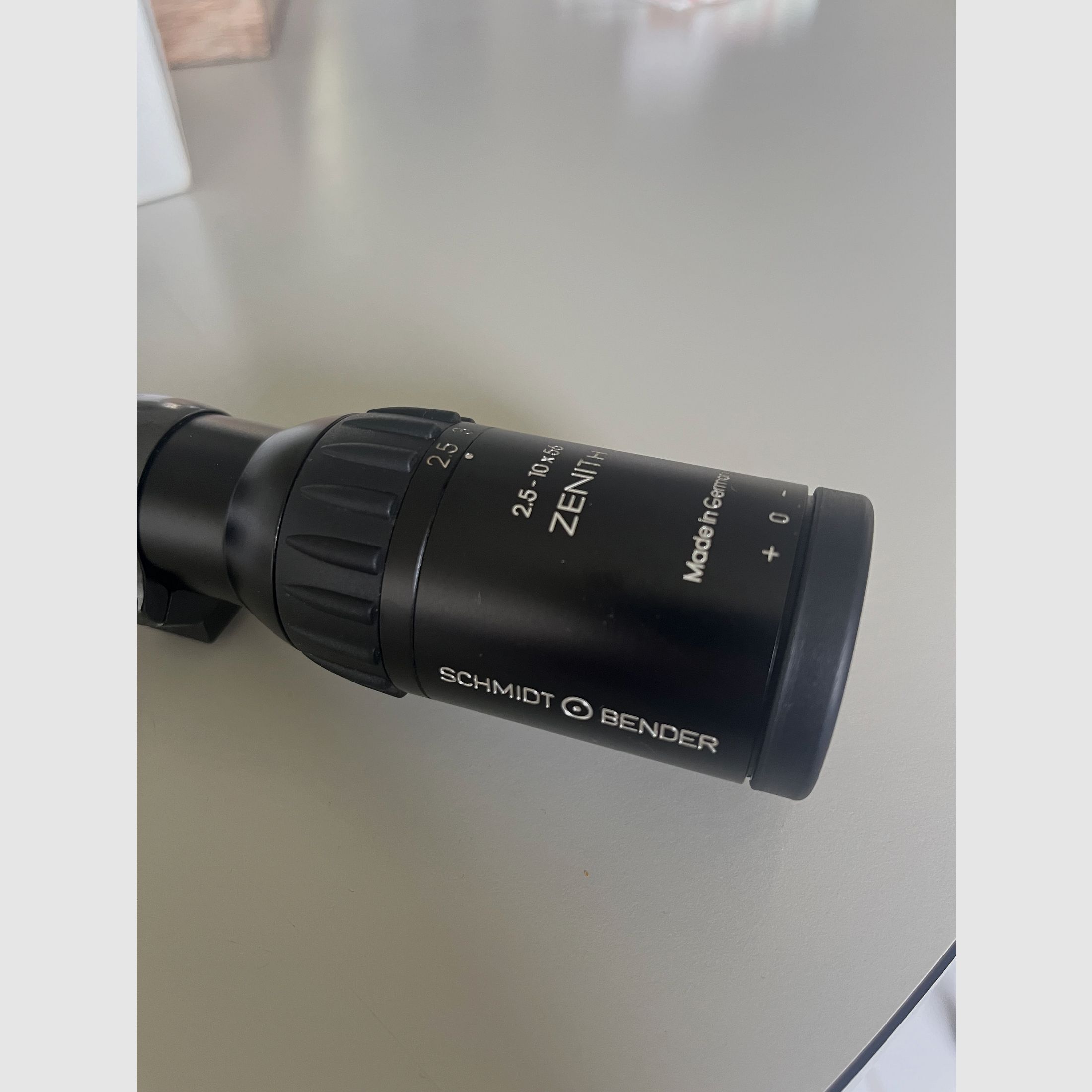 Schmidt und Bender Zenith 2.5-10x56 EAW swivel mount OVP (Zeiss, Swarovski, riflescope)