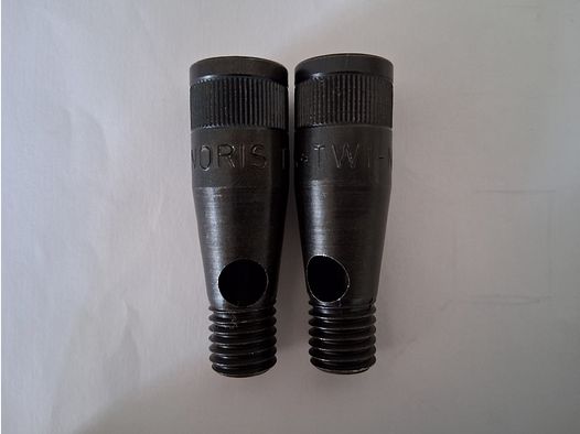 2 Stück Zusatzlauf Abschussbecher für Noris Twinny / Röhm Derringer
