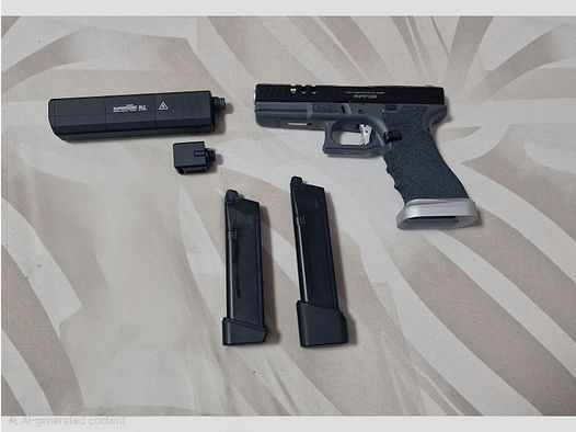 Army Armament R17 Ripper GBB con Kit Plateado (Usado)