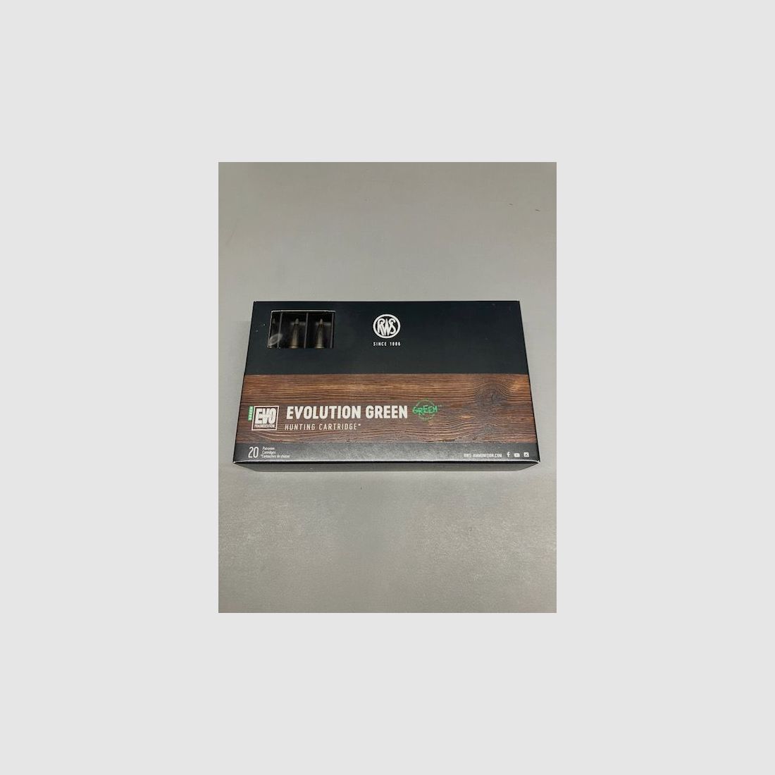 RWS munitions de fusil 6.5×68 Evolution Green 6g. 93gr.