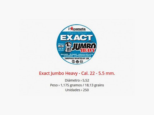 Diabolos Cometa Exact Jumbo Heavy Kal. 5,5mm