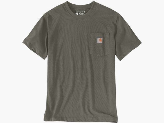 Carhartt RELAXED FIT HEAVYWEIGHT K87 T-Shirt mit kurzen Ärmeln und Brusttasche