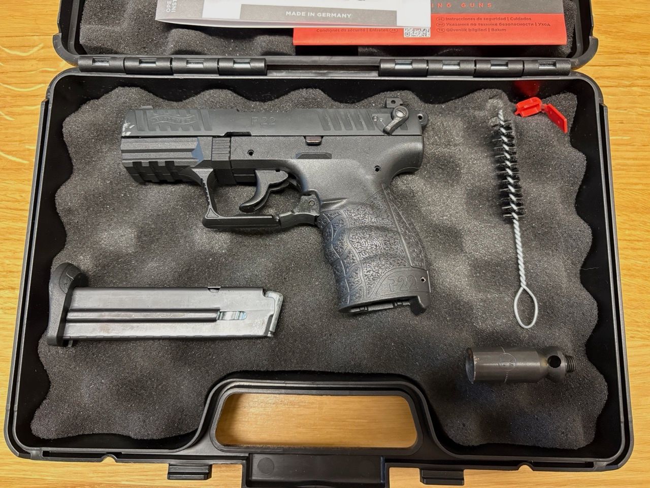 Walther P22Q 9mm P.A.K. Schreckschusspistole Schwarz