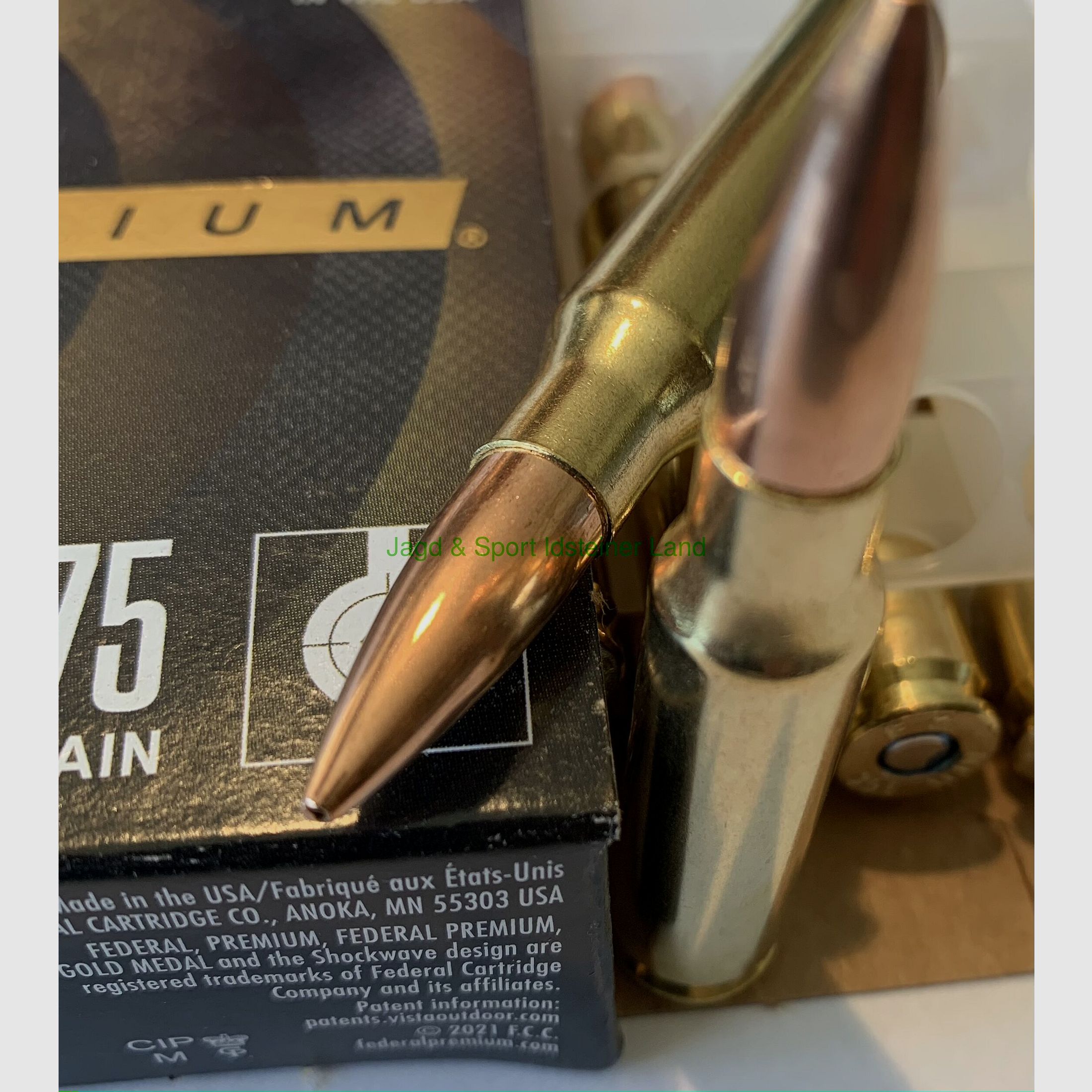 Federal -Gold Medal Match- Sierra Matchking, 175grs, BTHP