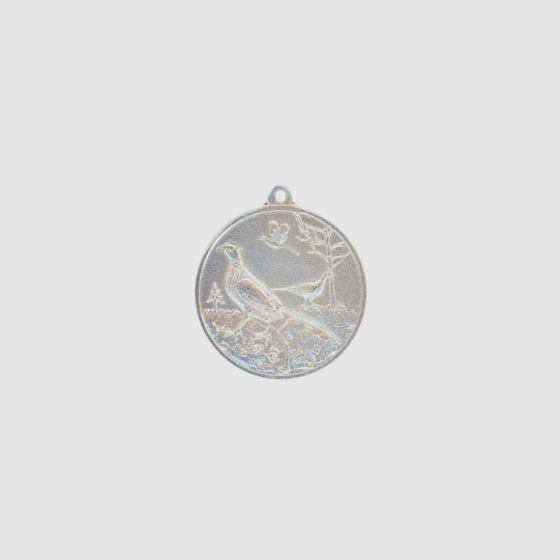Steinhauer&Lück Jagdmedaille Fasan 40mm versilbert