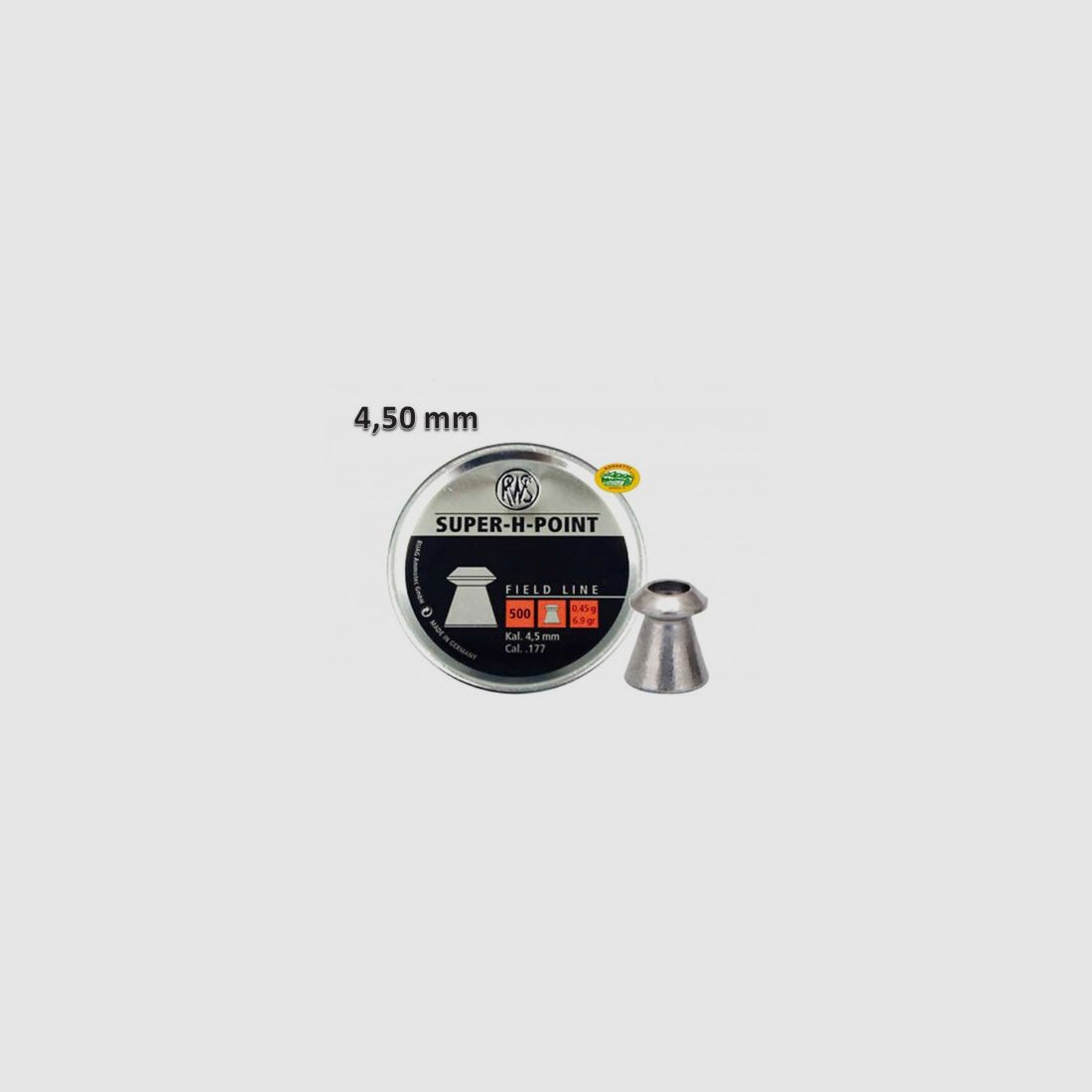 RWS Bullets SUPER-H-POINT cal. 4.50mm 0.45gr