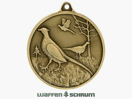 Steinhauer&Lück Jachtmedaille Fazant 40mm Brons