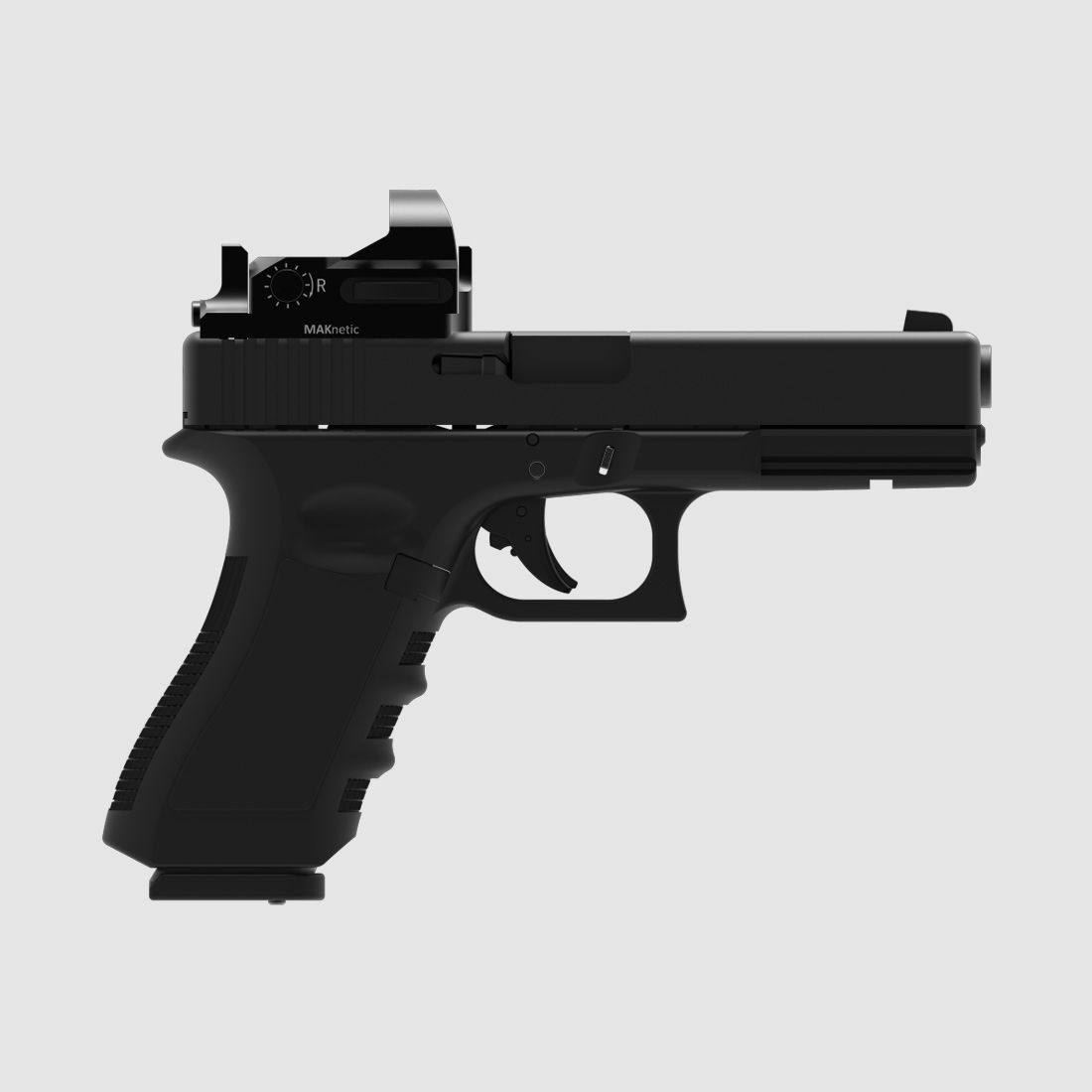 MAK MAKnetic CS hohe Ausführung für Glock 17,19 inklusive MAKDot SH, Bild 3 von 3