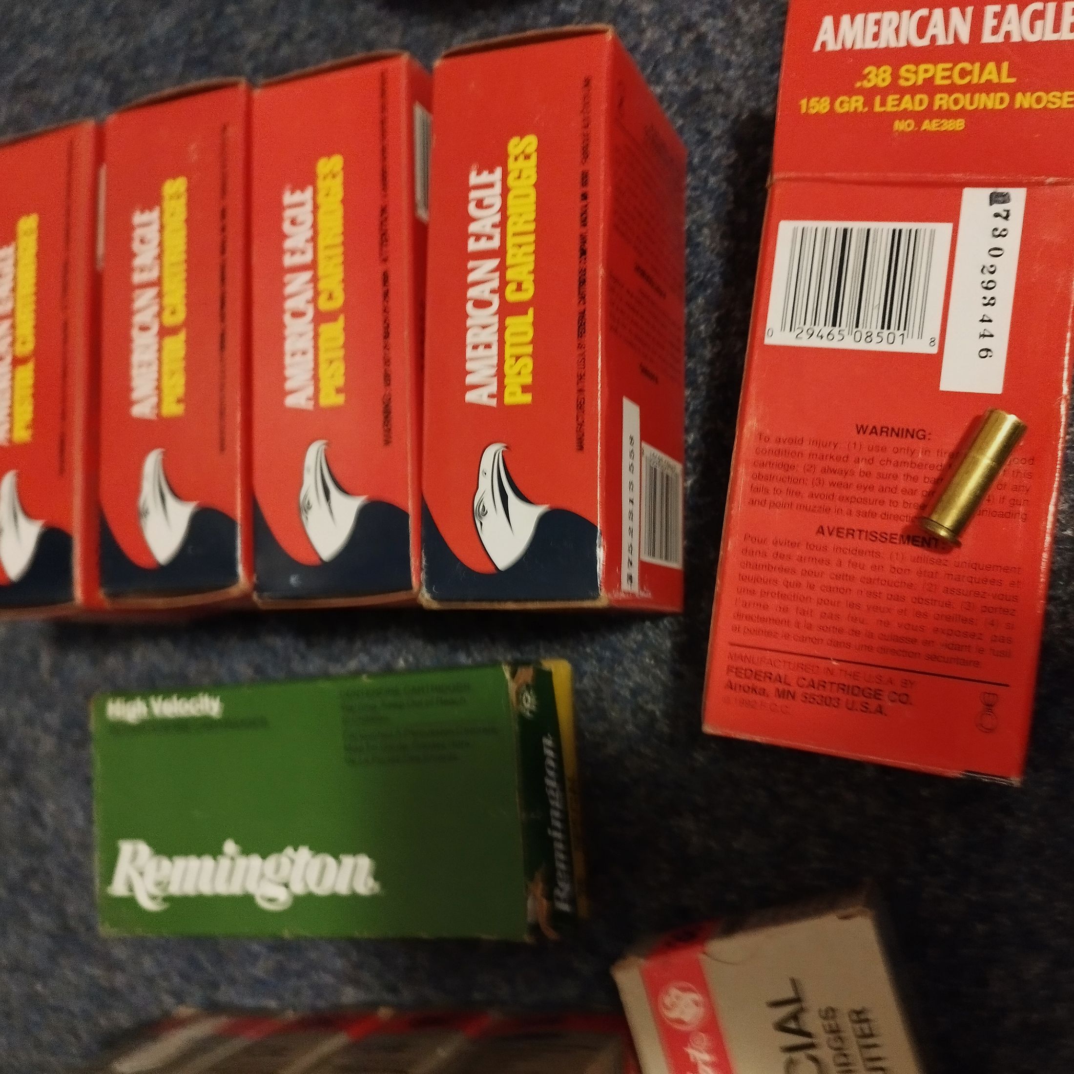 1735 pezzi di bossoli Cal .38 Special già sparati