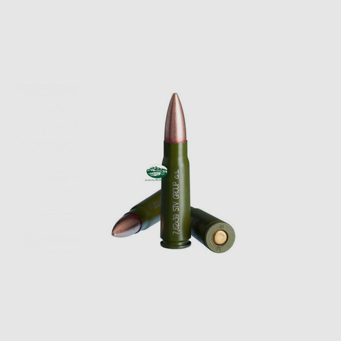 SM Munitionen SURPLUS 7,62x39 FMJ 123gr Packung mit 50 Stück