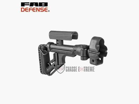 Zwarte Vouwbare Tactische Schaft FAB DEFENSE voor MP5