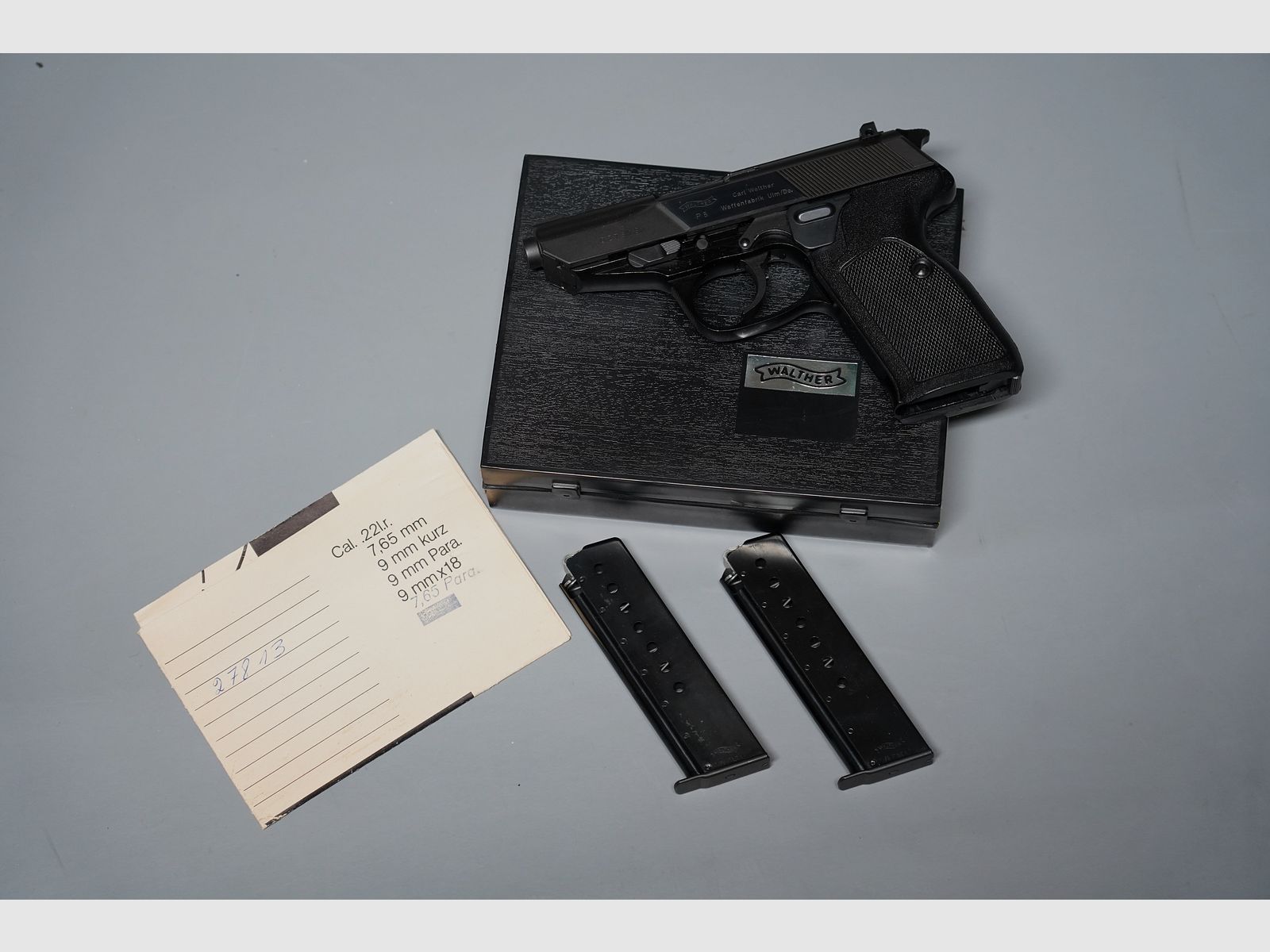 réservé ! Walther P5, pistolet, comme neuf, calibre 7.65 Para,