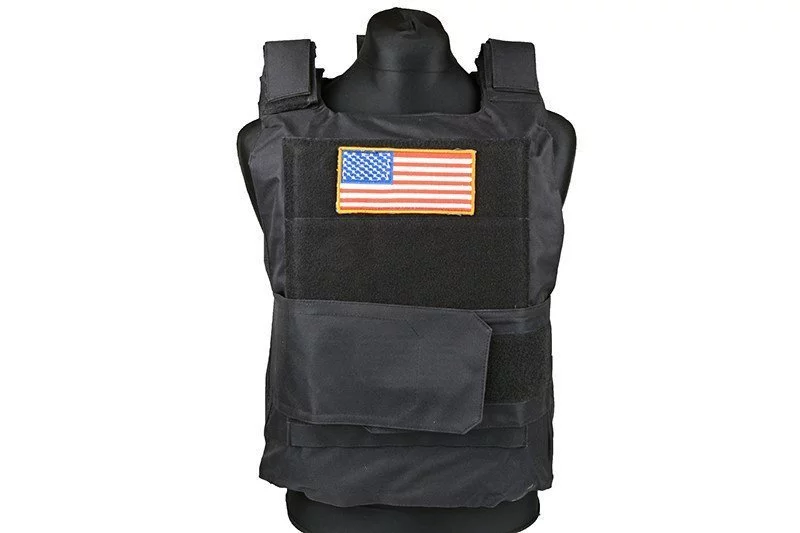 Taktische Weste Personal Body Armor – schwarz, Bild 4 von 18