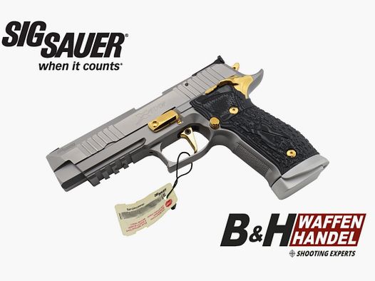  Sig Sauer P226 X-Five Supermatch Stainless & Gold eine der letzten aus deutscher Fertigung