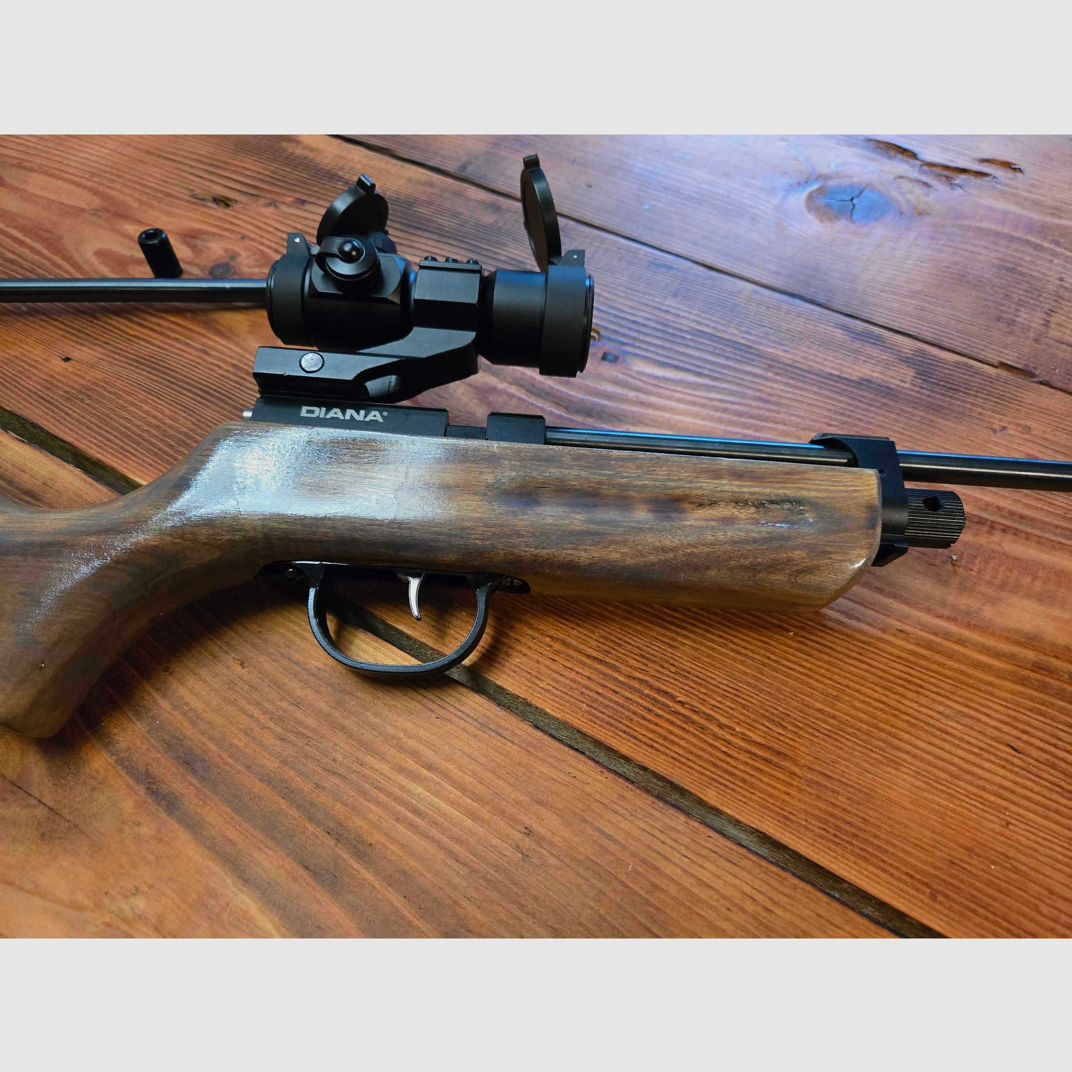 Diana Chaser Gewehr mit Holzschaft CO2 Diabolo 4,5mm Luftgewehr