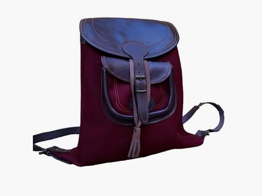 MOCHILA BURDEOS TAPETA LISA