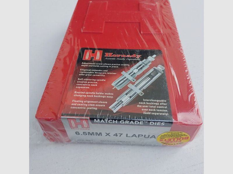 Hornady match grade 6,5x47 Lapua Matrizen Satz für bushings (redding)
