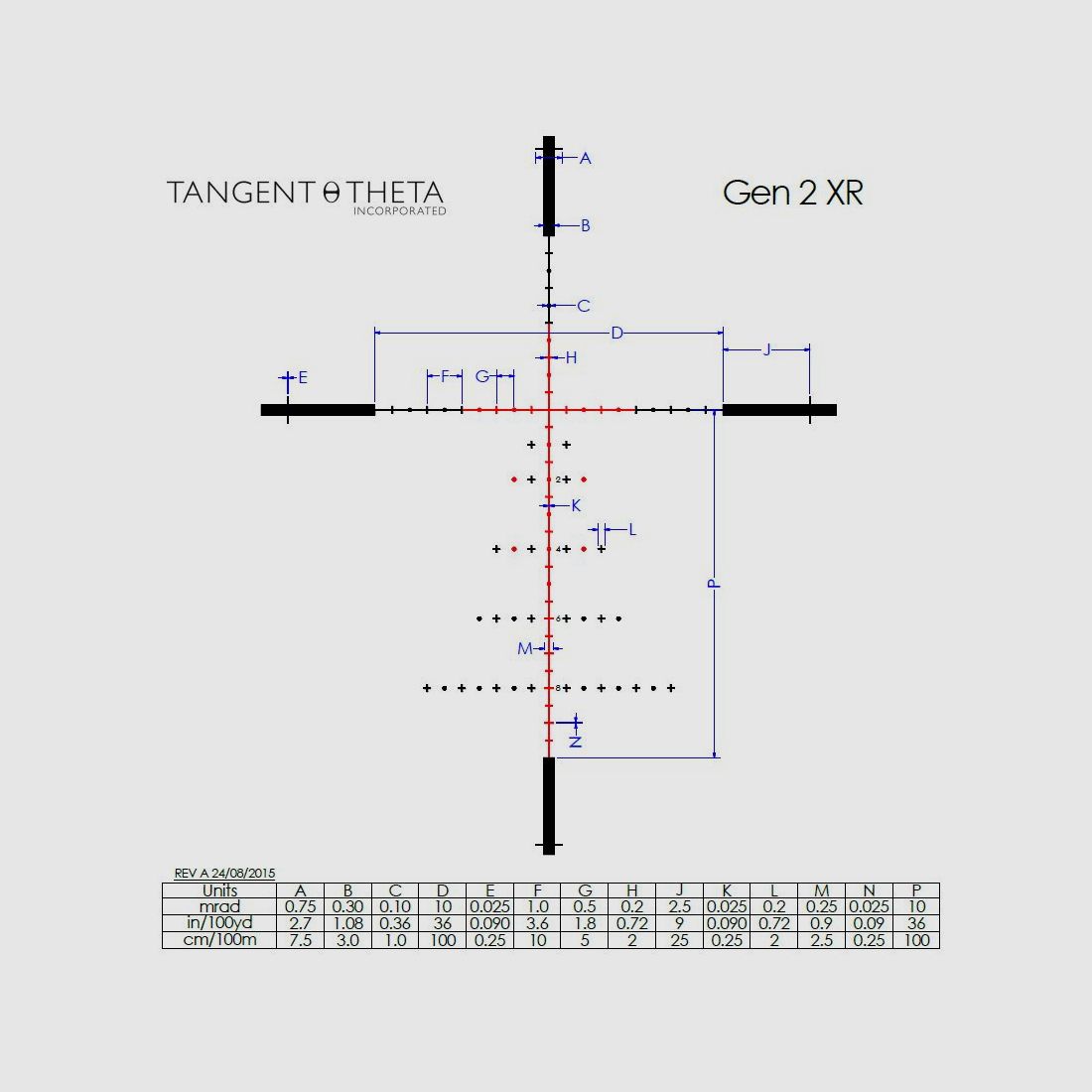 Tangent Theta riflescope 3-15×50 Marksman 34 mm, image 3 of 3