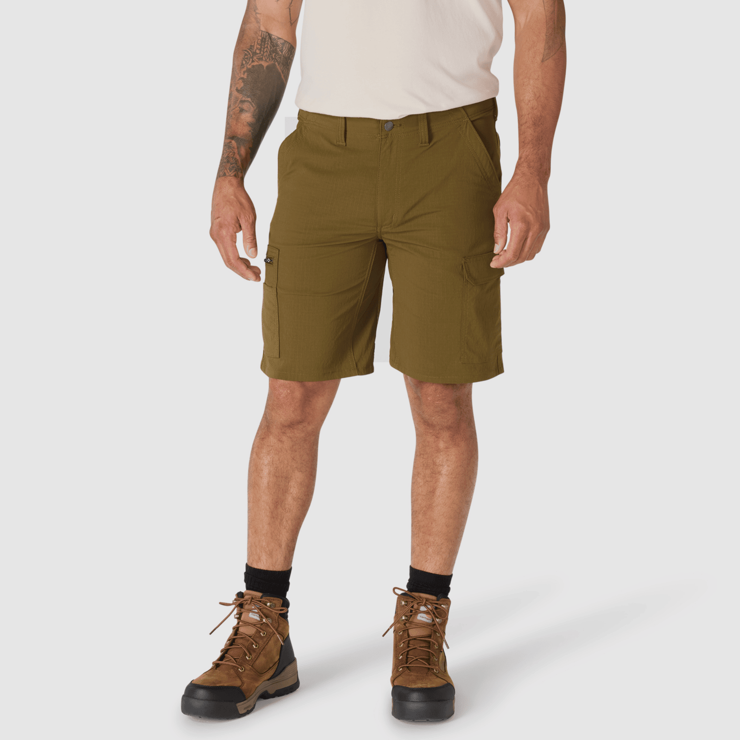Carhartt Relaxed 10" Carhartt Force™ Ripstop Cargo Short Men Burnished Logs W33
