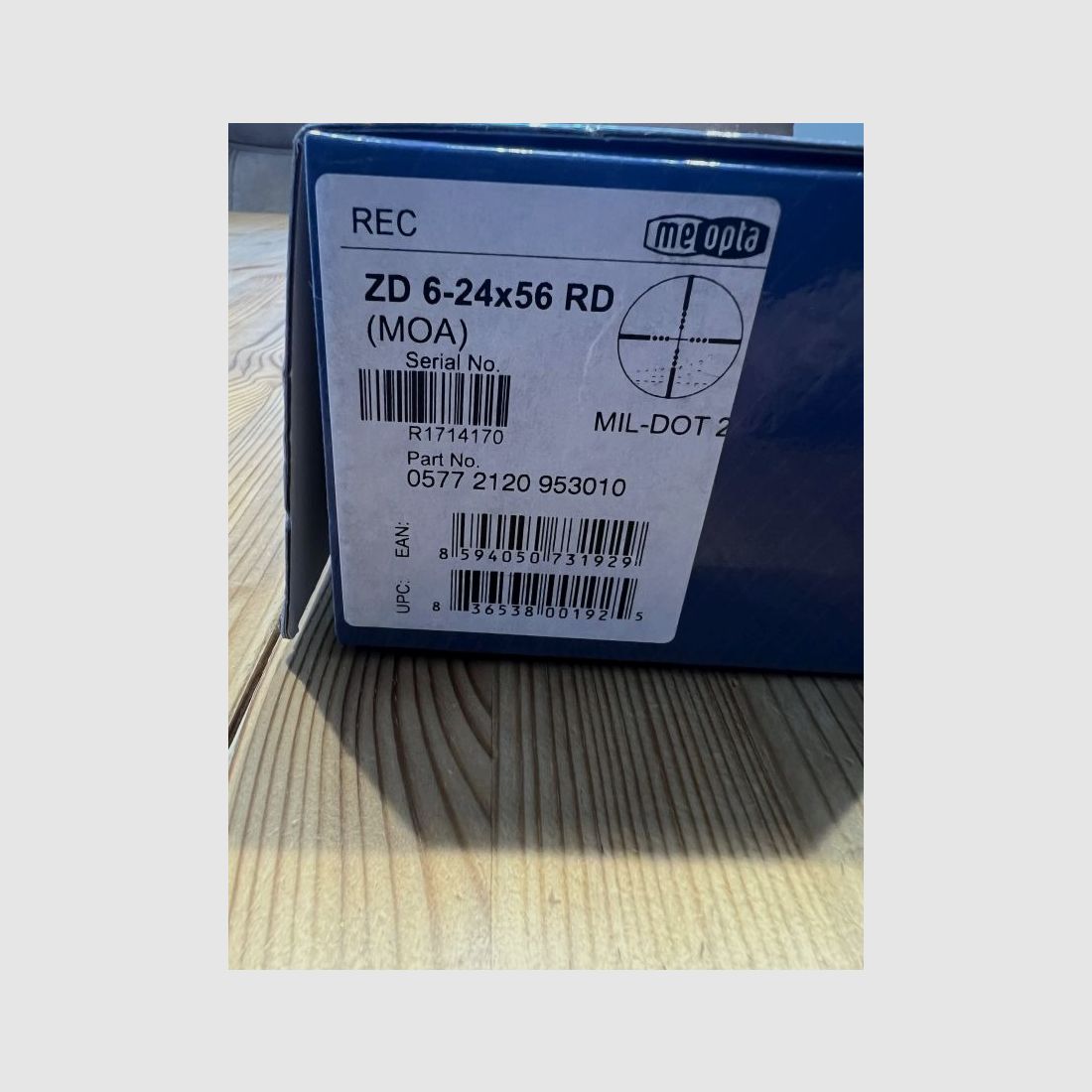 Zielfernrohr Meopta 6-24x56 RD