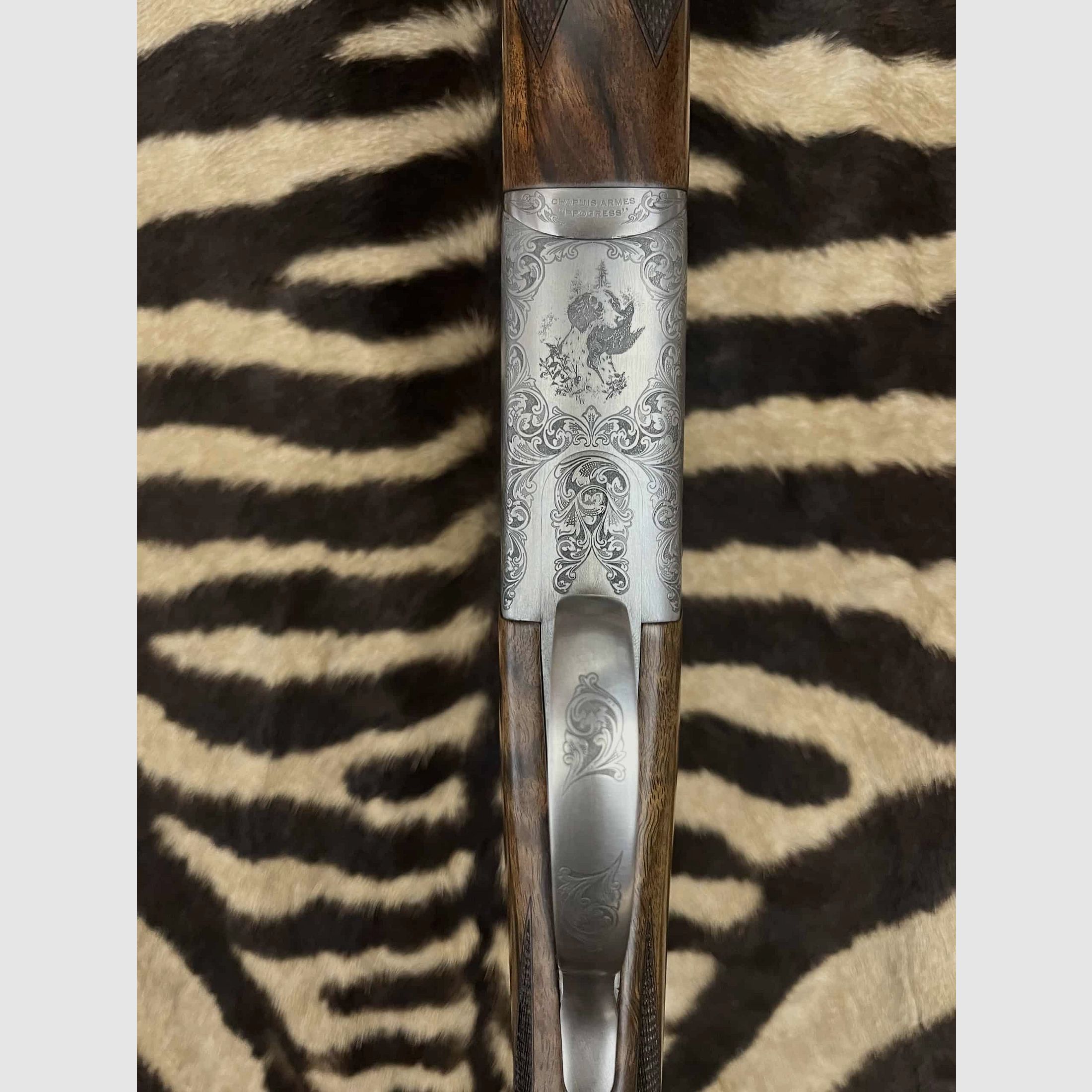 Chapuis RGP Round Design Flinte Kal.28/70 – ca.71cm – Chokes 1/2 1/4 – Waffenkoffer, Bild 6 von 10