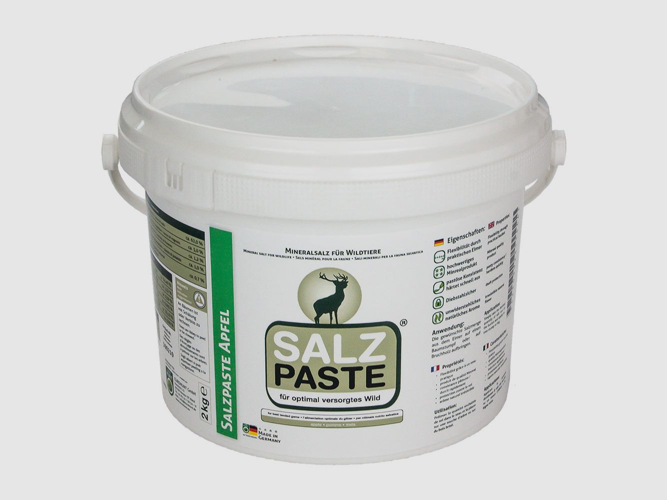 Eurohunt Salzpaste 2 kg Eimer