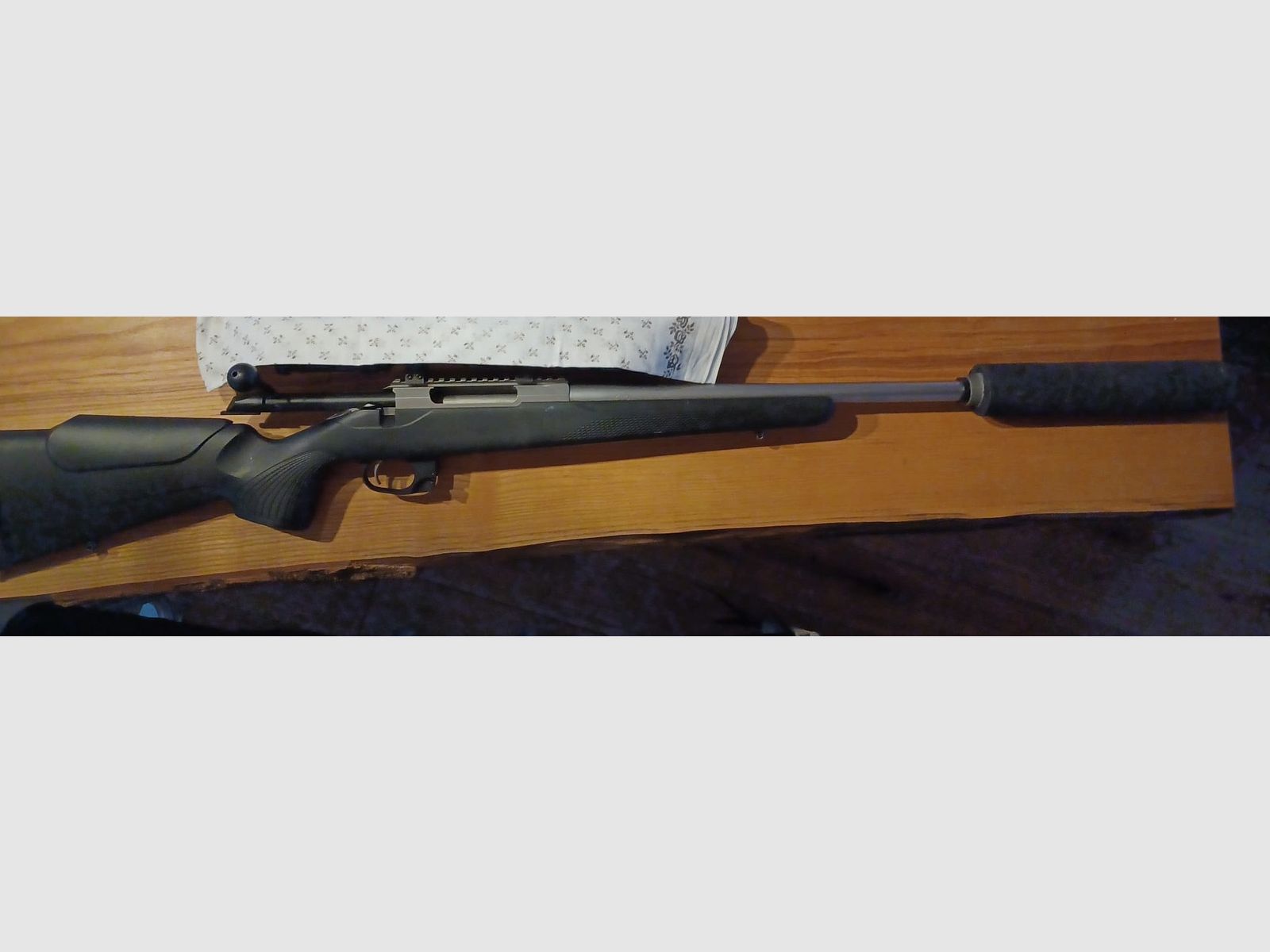 Tikka T3x CTR Edelstahl .Vixen 2.5-10x56 4A Leuchtpunkt Zielfernrohr; u. Schalli