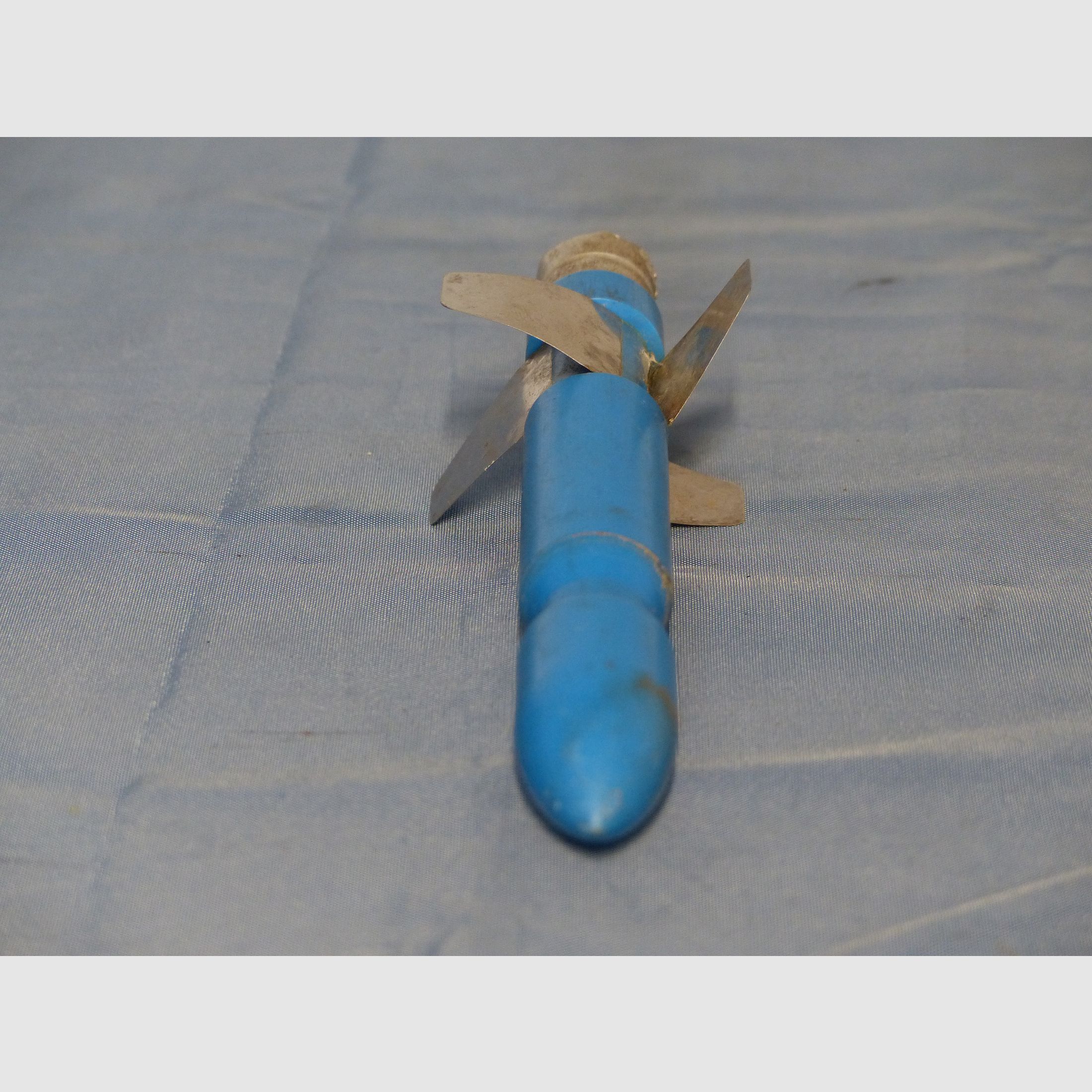 Bundeswehr BW 3 pieces of training ammunition cartridge projectiles blue G3 cleaning equipment 60s 70s