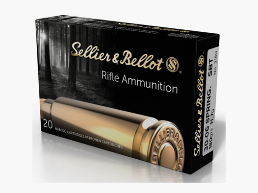 30-06 Springfield S&B SBT 180gr VE20
