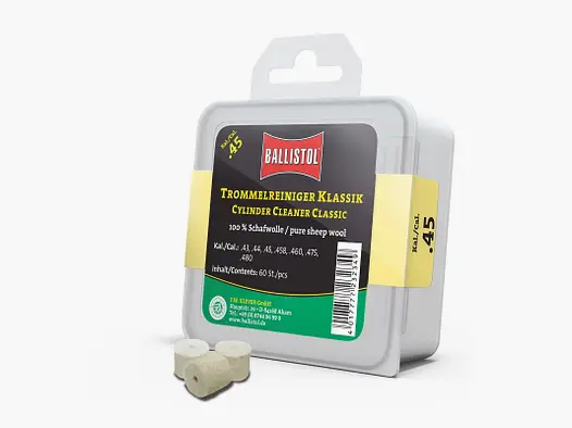 Ballistol Filz-Trommelreiniger Klassik · .38/.45 · 60 Stück