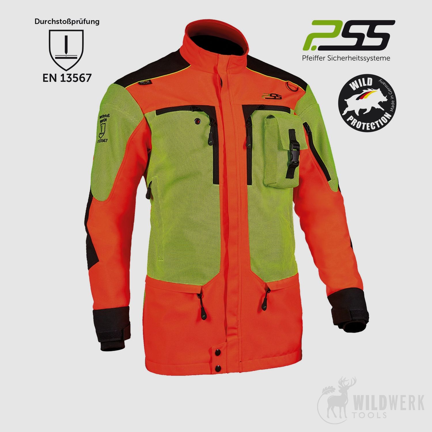 PSS X-treme Protect Sauenschutzjacke orange