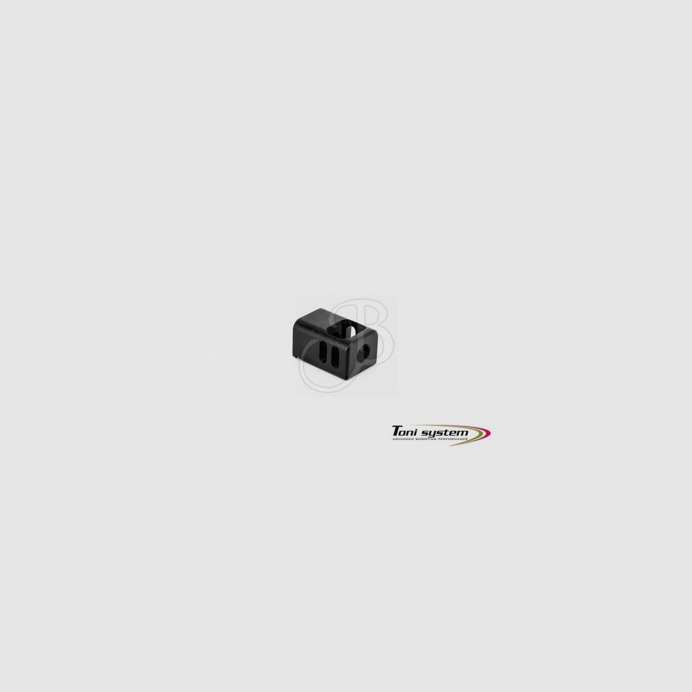 TS Compensator Minor Draad 1/2X28 Links Zwart