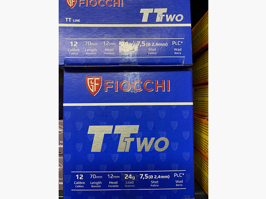 1000 Schuss Fiocchi TT Two Trap 12/70 24g  Sportschrot     www.waffenhandel-kraus.de in Lauf bei Nürnberg 