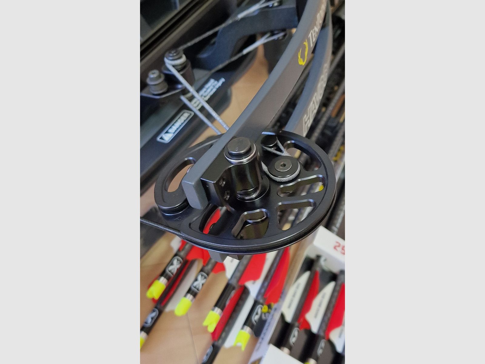 Tenpoint Havoc RS440 Grafito incluido mochila para arco de ballesta Halo HCS-20120 y 6 piezas de 16'' EVO-X Center Punch Premium flechas con Alpha-Nocks