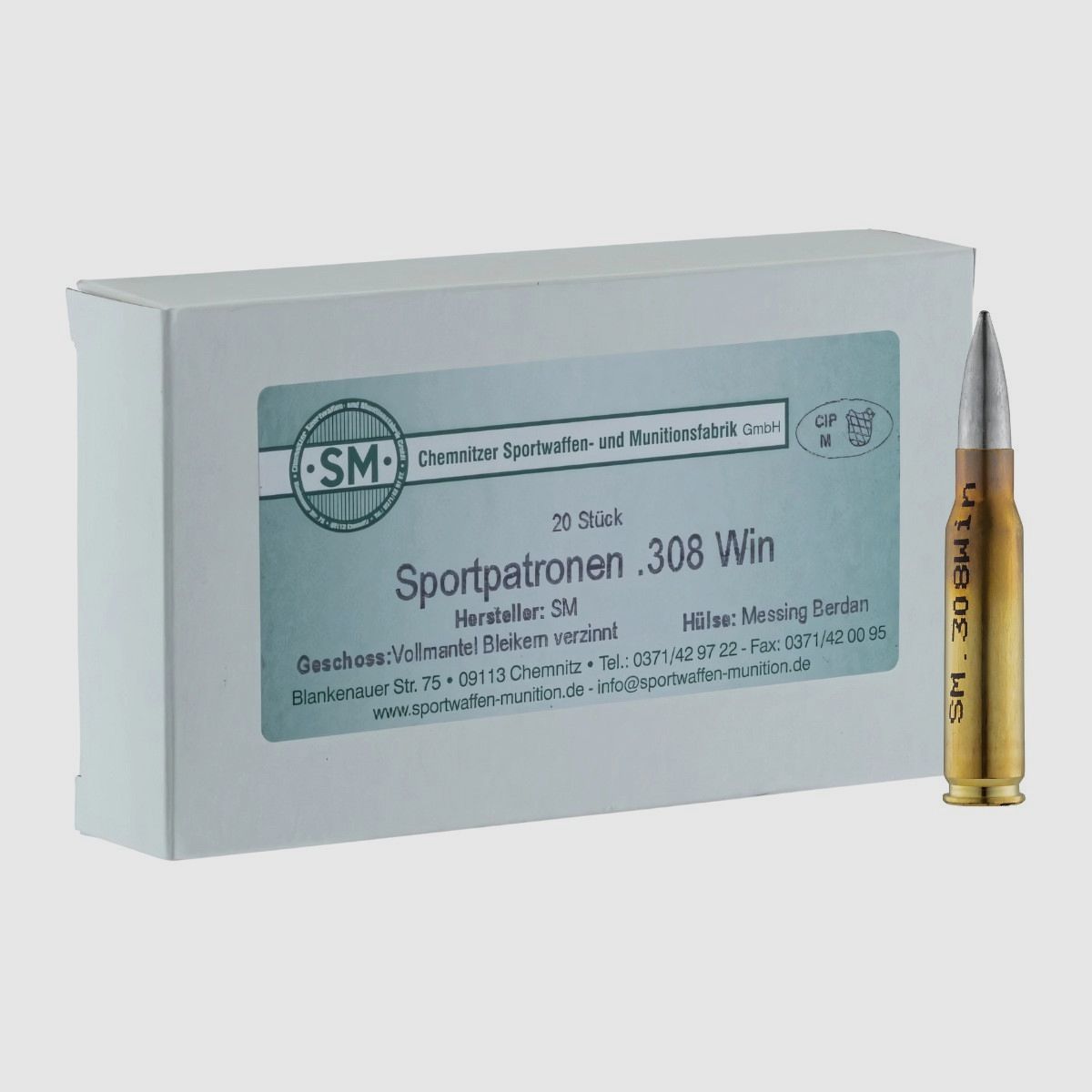 .308 Win SM – Excedente FMJ 147 gr, imagen 1 de 2