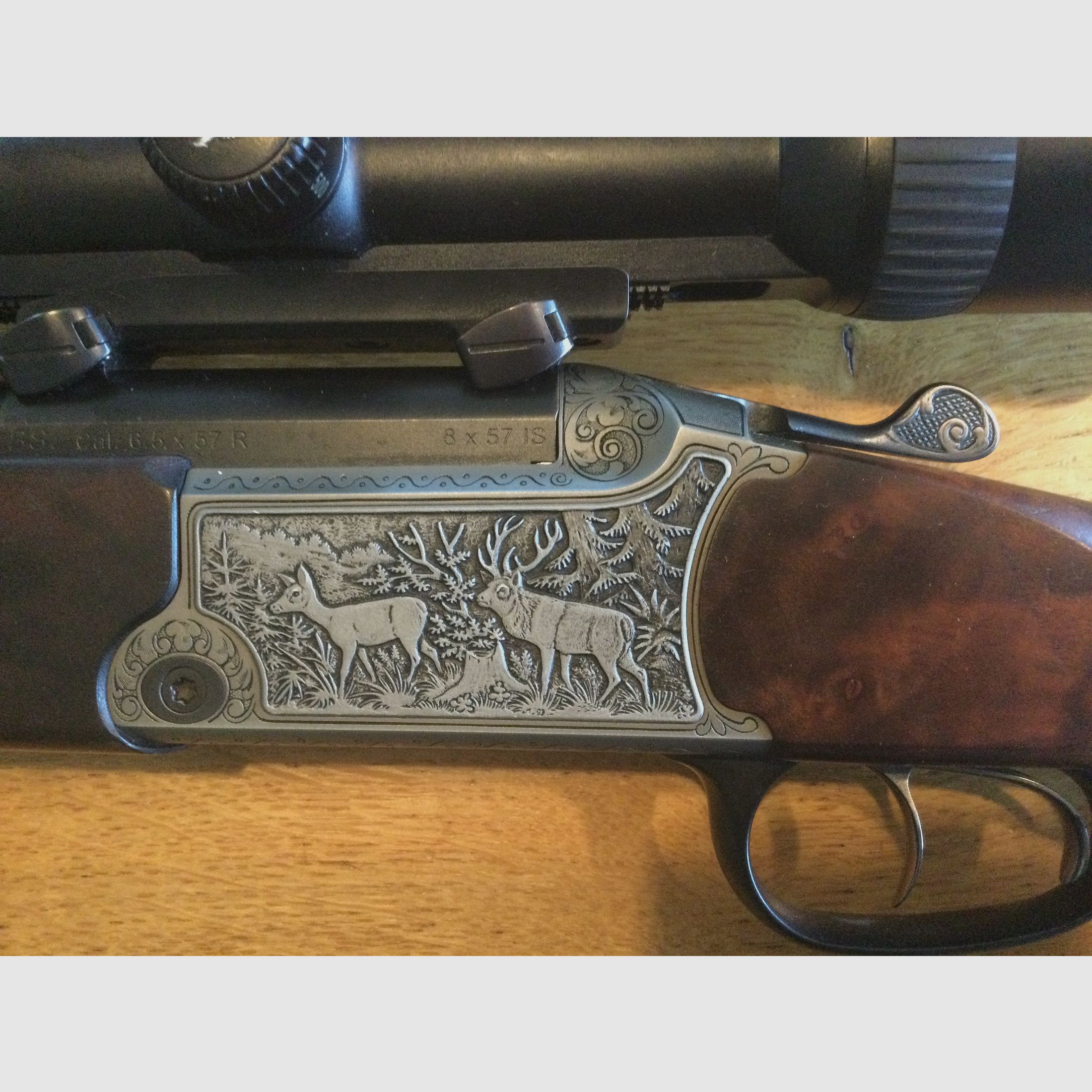 Blaser 97 Bergstutzen 6.5x57 R. 8x57 IS links