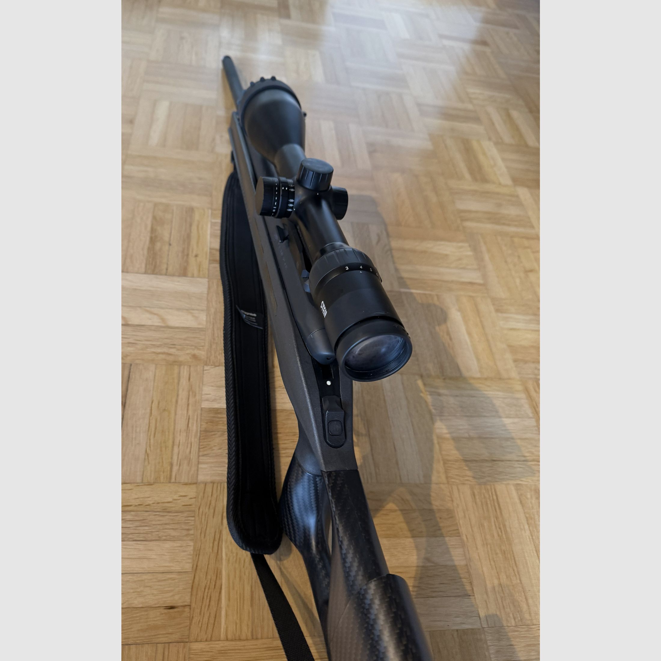 Steyr SM12 .308 Win FBT carbon stock including SiW silencer