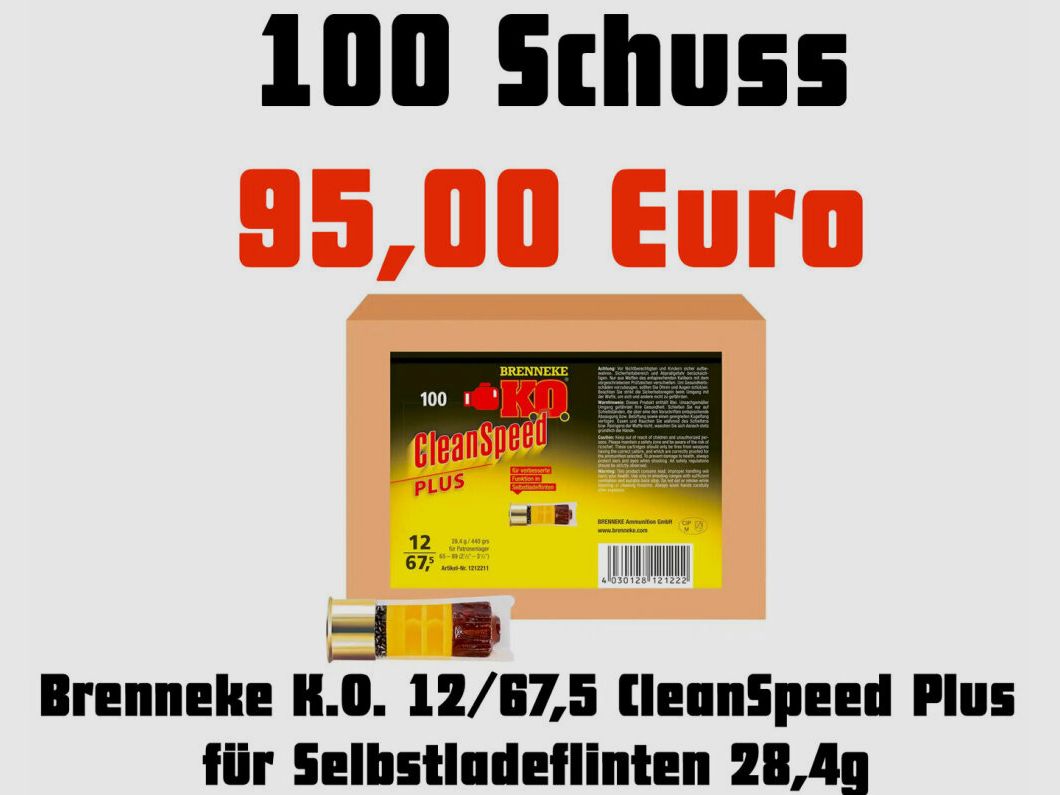 Brenneke Clean Speed Plus