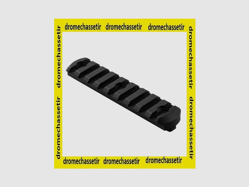 rail picatinny M-LOK pour garde main, longueur 11,7cm, noir, image 1 sur 2