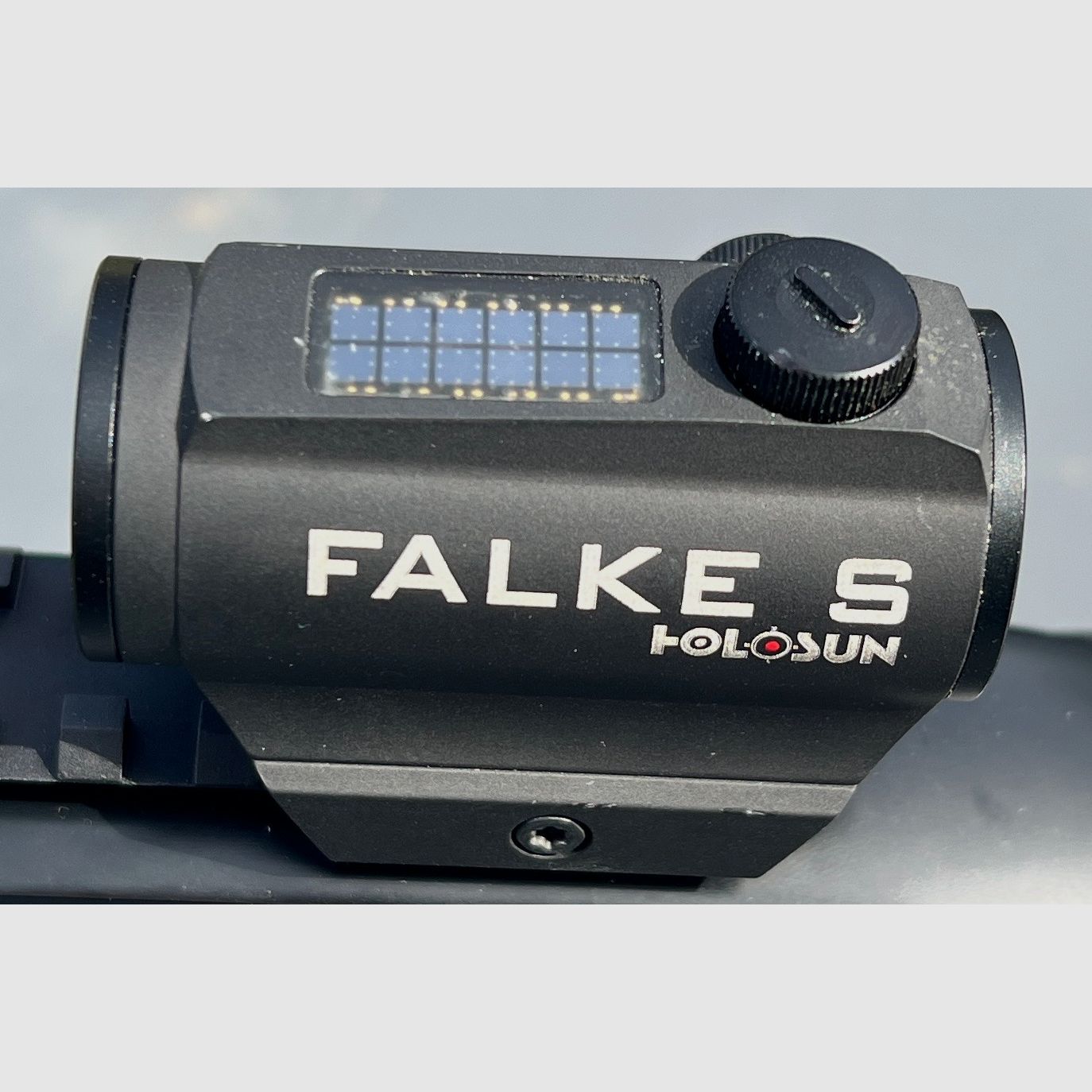 FALKE S Holosun 2GS Red Dot – seltene frühe Version mit Sicherungsaktivierung – für AR15, Pistole & Flinte