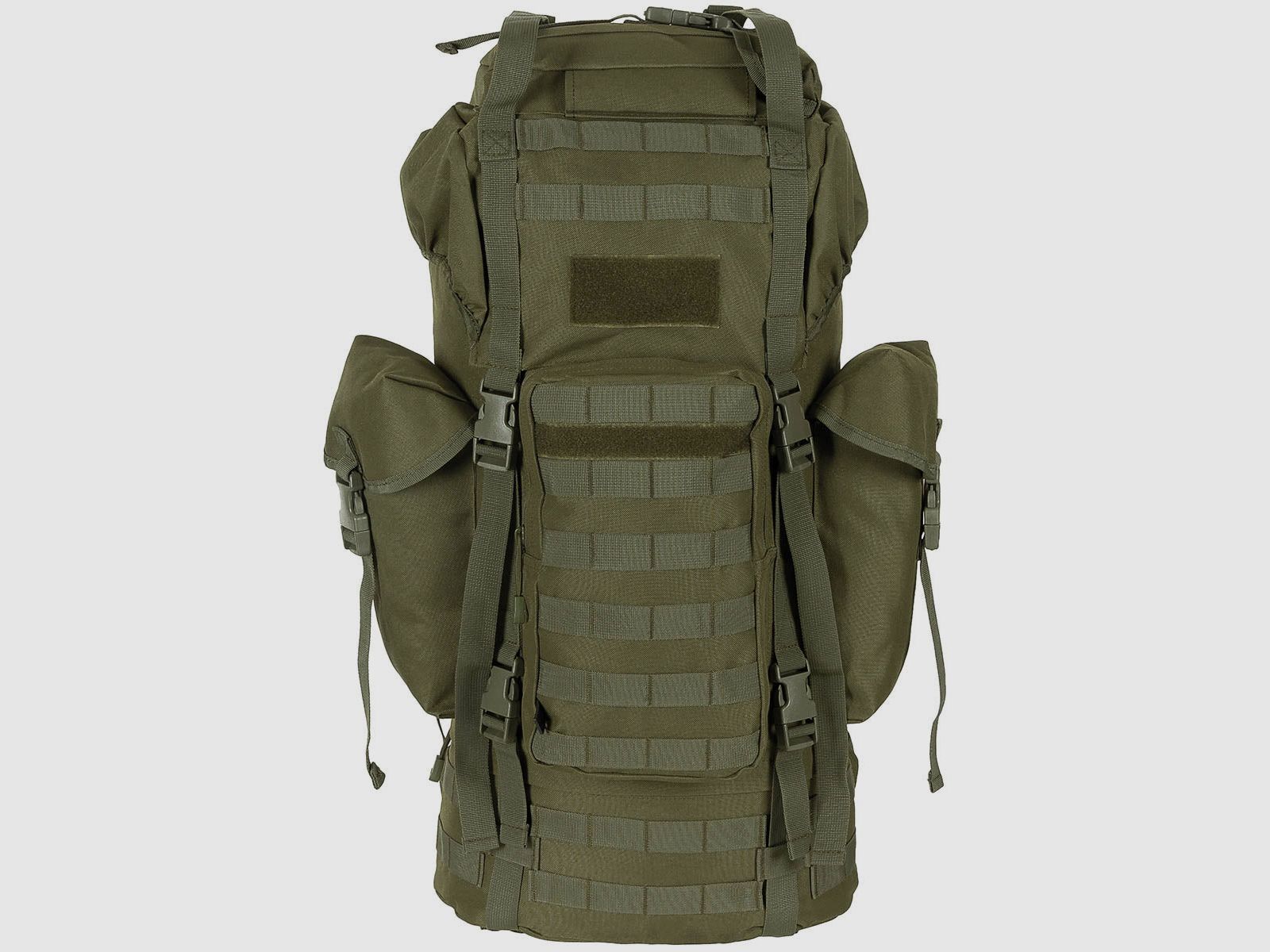 BW Kampfrucksack, "MOLLE", 65 l, Alu-Aussteifung, oliv