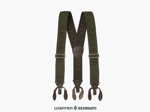 Chevalier Suspenders Chevalier Logo Dark Green