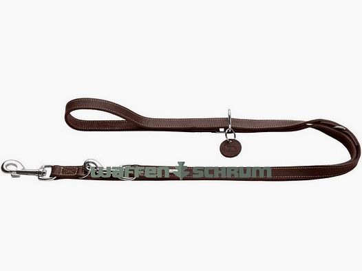 Hunter Adjustable Lead Aalborg, made of soft full-grain leather