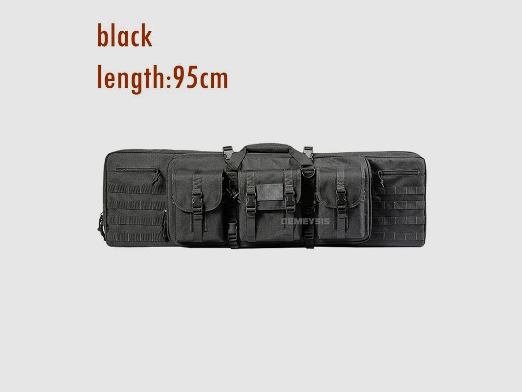 Taktische MOLLE-Waffentasche für 2 Gewehre – 600D Oxford – Rucksack & Tasche – 95 cm / 116 cm – Airsoft, Jagd, Schießsport