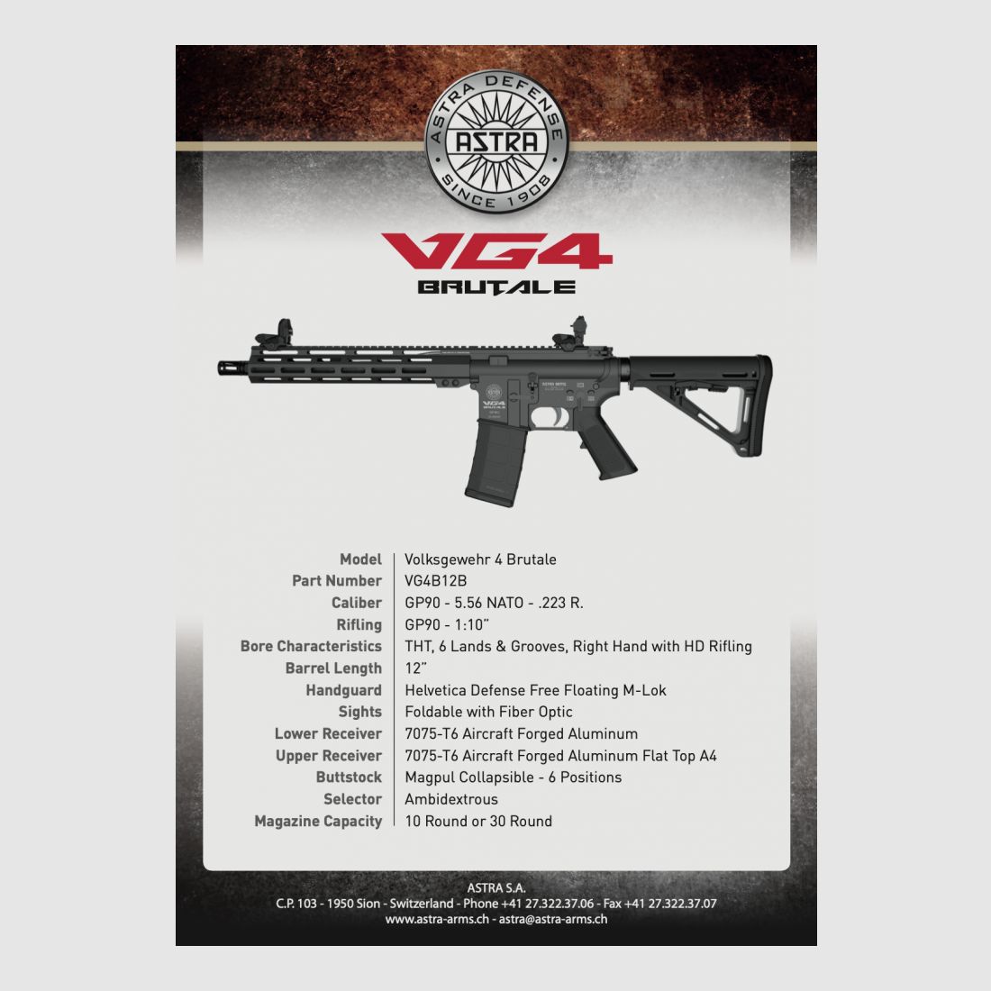 ASTRA VG4 BRUTALE GP90 / 5,56 NATO / 223 REMINGTON, Bild 2 von 2