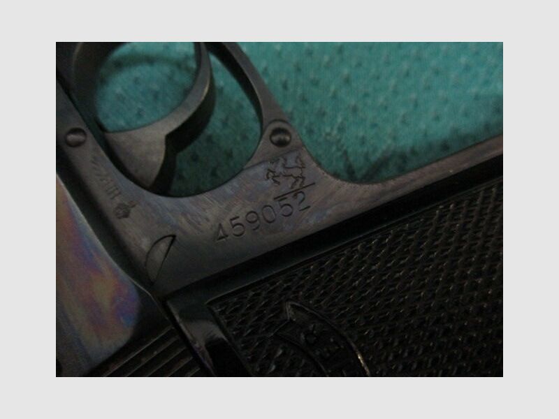 Pistole Walther PP mit Niedersachsen-Pferd 7,65mm Behördenwaffe PP