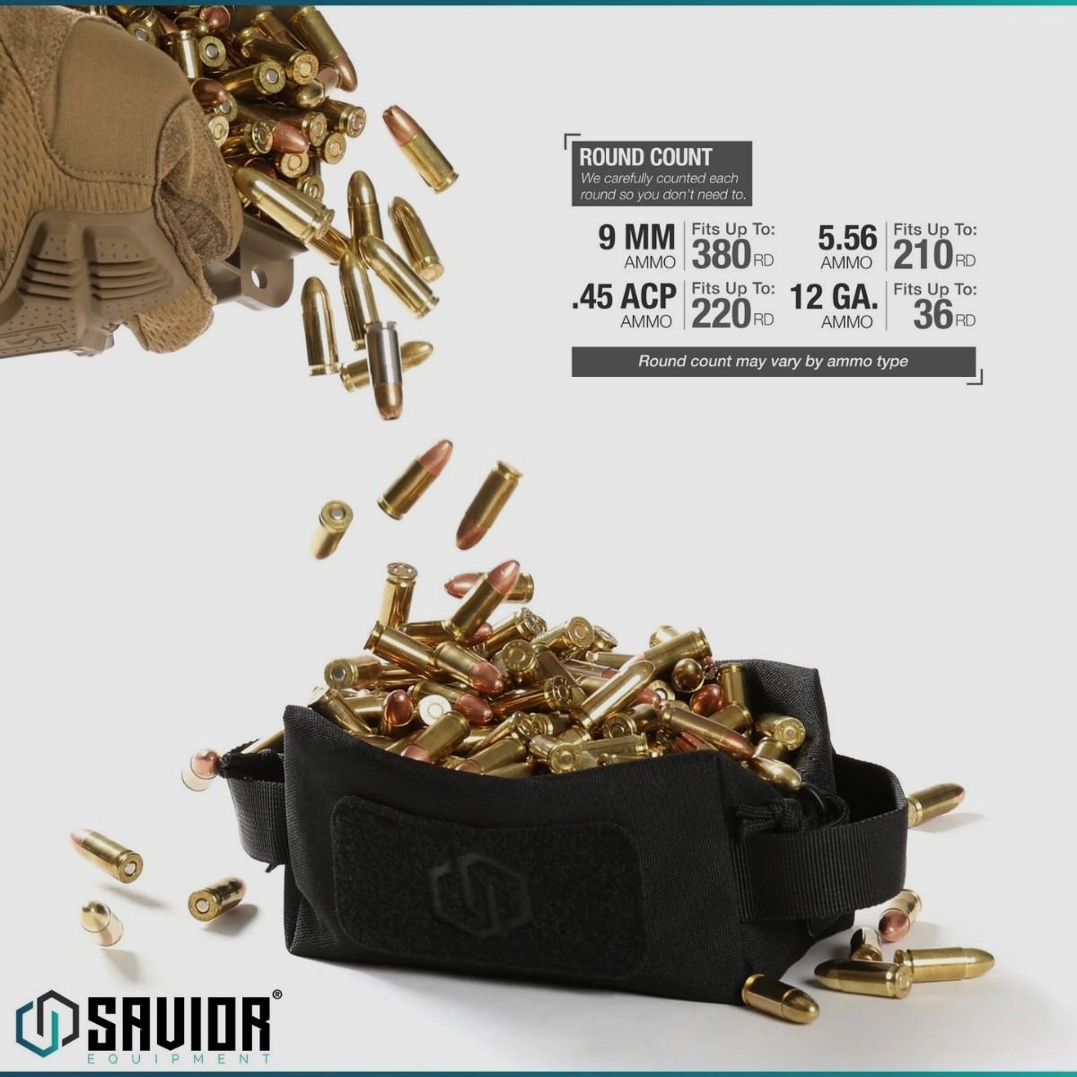 Savior - Small ammunition bag - Loose Sac Mini - Soft Ammo Carrier 4-pack - Red - SP-MINIAMST-4P-RD, image 2 of 6