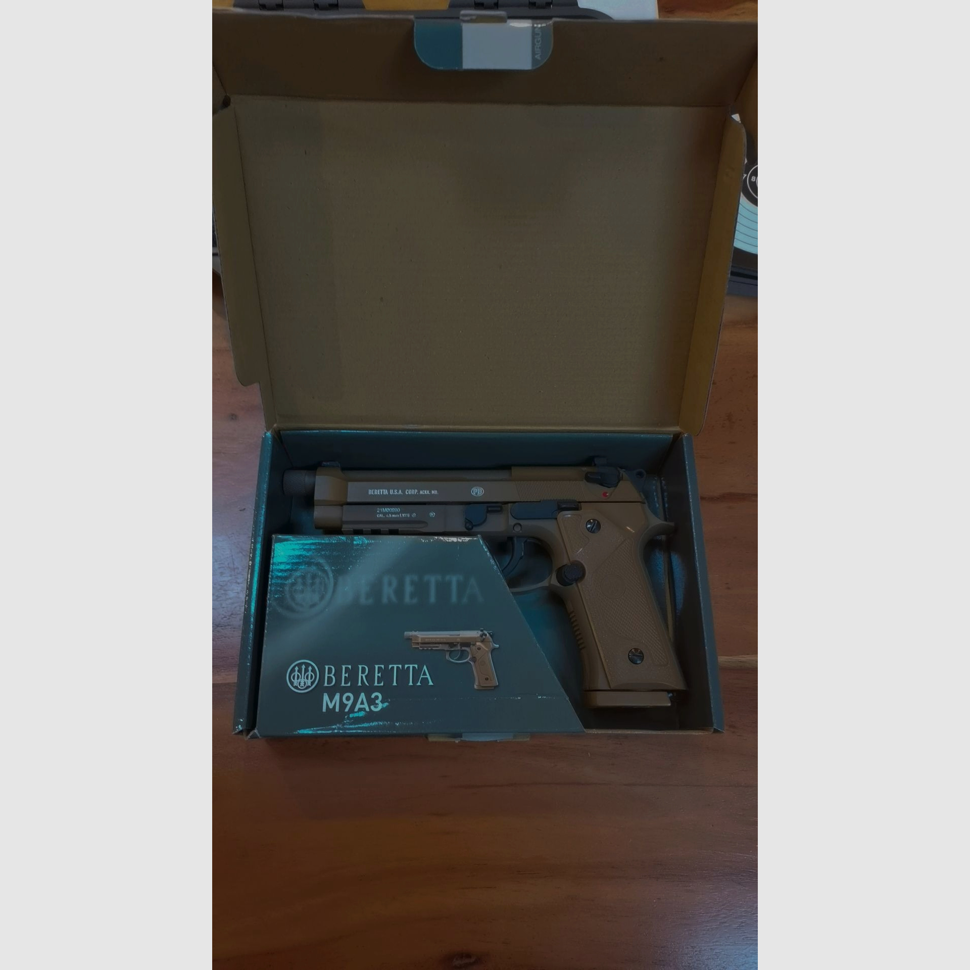 Beretta M9A3 CO₂ Airsoft – très bon état – disponible immédiatement à débattre