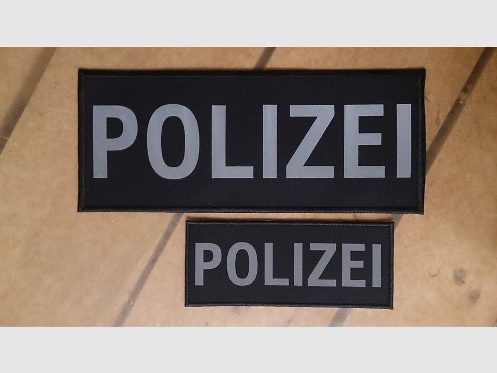 ABZEICHEN POLIZEI 25x10.5 CM