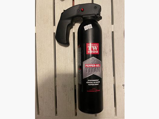 TW 1000 Pepper GEL TITAN Pfefferspray Tierabwehrspray